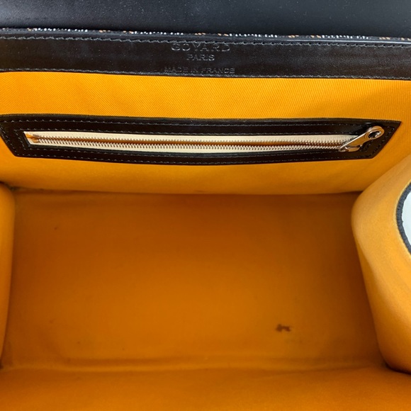 Goyard Saigon MM Black Coated Canvas Satchel - Picture 11 of 16